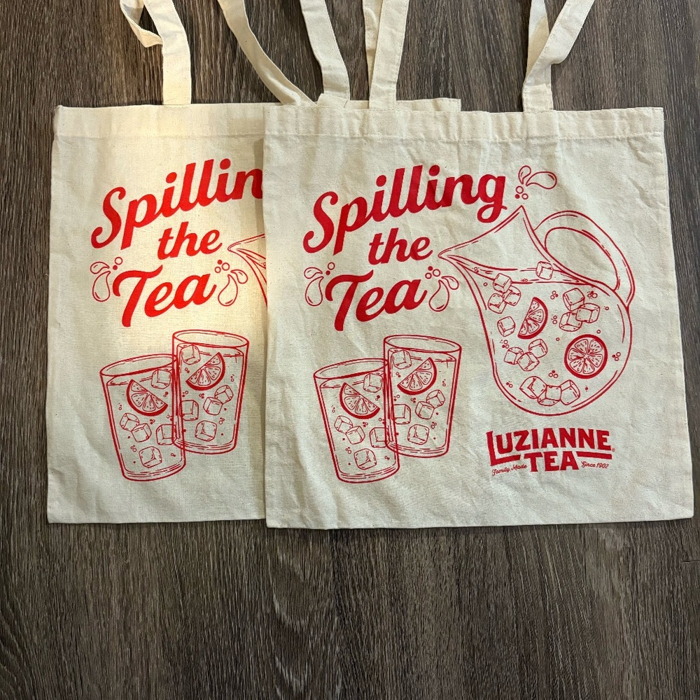 2 Luzianne Tea "Spilling the Tea" Bag